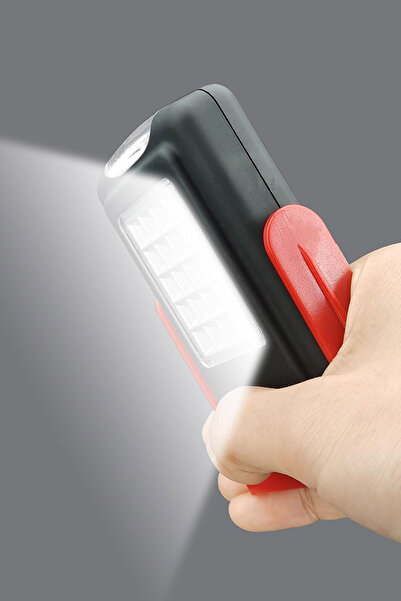 TechnoStation Parlak Led Lamba 360 Derece Ders Çalışma Tamirat Kamp Lambası Portatif Masa Lambası