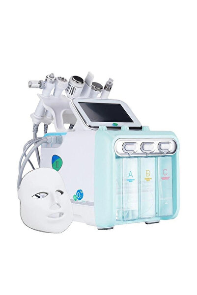 hydrafacial Led Terapi Hydra Facial 7+1 büyük Metal Vakum Motorulu