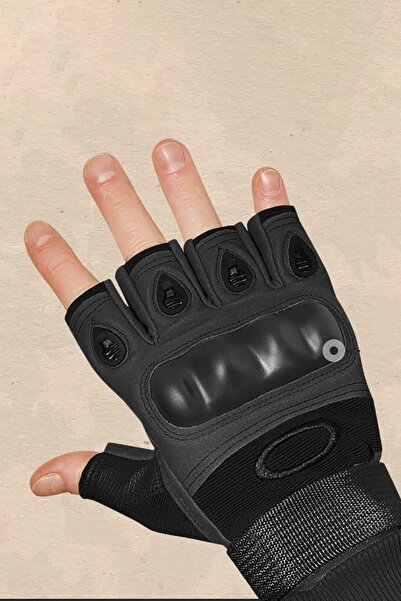 Genel Markalar Kesik Parmak Yazlık Korumalı Motosiklet Eldiven Xl Siyah Terletmez