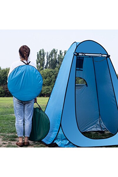 Fillikutum Kamp Duş Çadırı Giyinme Soyunma Kabini, Pencereli, Saklama Çantalı, Kolay Kurulum 190x120x120