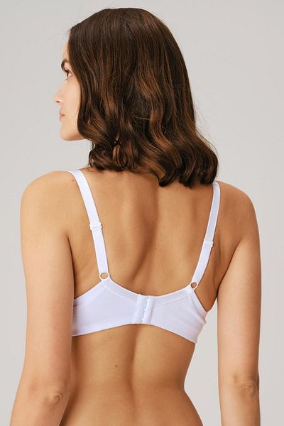 Anıl Women's White Underwire Tulle Unsupported Supportive Bra Anıl3702