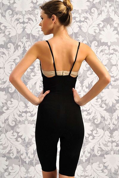 Anıl Women's Enhancing Body Slimming Seamless Long Leg Open Badi Corset (5205)