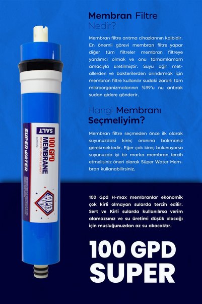 H-MAX Reverse Osmosis System Focus 12 Aşama 100 Gpd Süper Membranlı 12 Litre Çelik Tanklı Mineralli Su Arıtma Cihazı - 0018