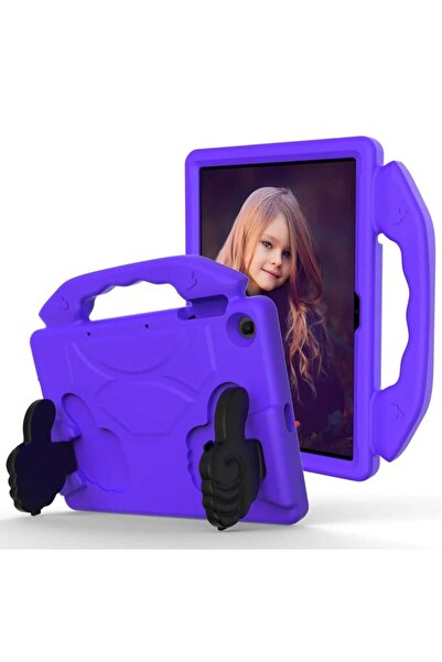 CoverCenter Samsung Galaxy Tab A9 Plus SM-X210 - تابلت للأطفال مقاس 11 بوصة مع حامل وحافظة سيليكون ملونة ممتعة