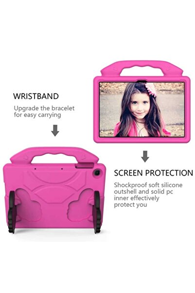 CoverCenter Samsung Galaxy Tab A9 Plus Sm-X210 - 11 Inch Children's Tablet with Stand and Fun Colorful Silicone Case