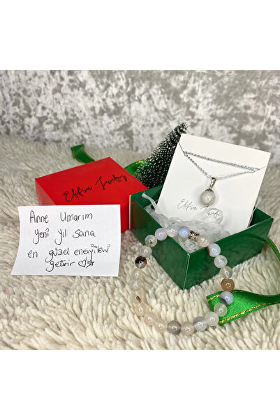 Elifsu Jewelry أفضل الهدايا للأمهات: مجموعة حجر القمر
