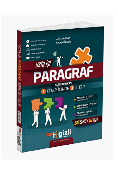 Kollektif Gizli Yayınları Ortaokul Usta İşi Paragraf,