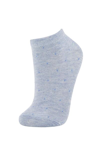 DeFacto Women's 5-Pack Cotton Booties Socks T7425Azns