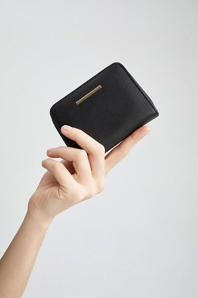 DeFacto Women's Zippered Faux Leather Wallet S3425Azns