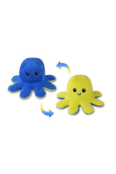 Halley Oyuncak 20 Cm Plush Octopus - Two-Faced 62054