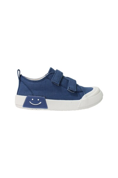 Vicco Luffy Linen Lighted Children's Sneakers Blue