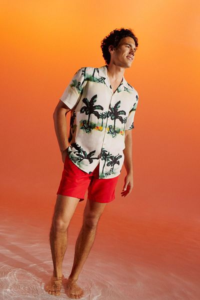 DeFacto Regular Fit Above Knee Swim Shorts