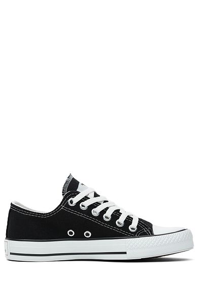 Tonny Black Bequeme Unisex-Sneaker in Schwarz