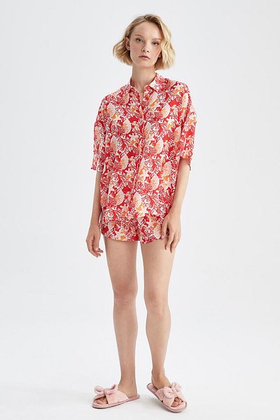 DeFacto Fall In Love Regular Fit Short Size Bottom X9837az22hs