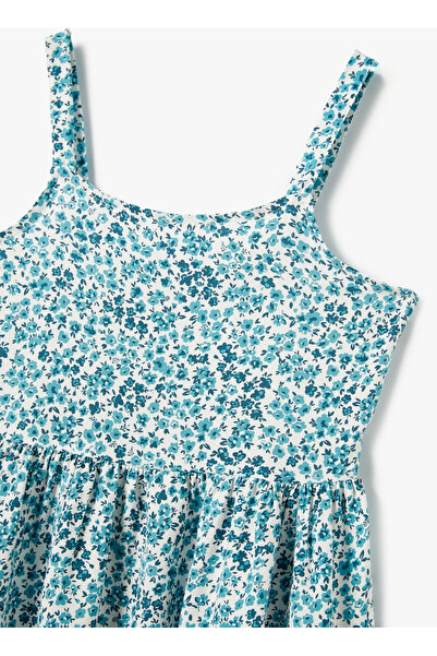 Koton Εκρού Γυναικείο Φόρεμα μέχρι το Γόνατο 4SKG80087AW