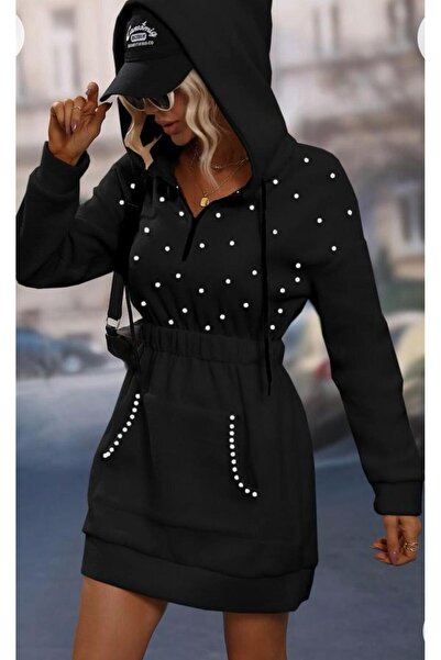 Sahil Collection İnci Detaylı Kadın Sweet  Elbise