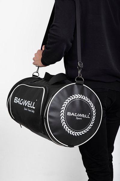 BAGWELL Geantă sport din piele artificială cu suport pentru pantofi
