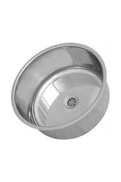 Bloom Ege Lüx Yuvarlak Tezgah Altı   430 Kalite Düz  Küçük Kafa Gider