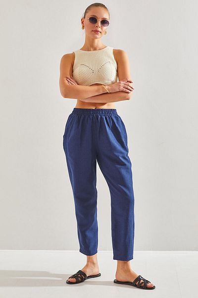 Bianco Lucci Damenhose mit elastischem Bund60201002