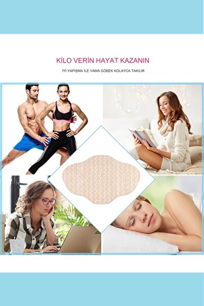 Uniquem 3 Paket 15 Adet Üst Karın Bakım Bantları Vücut Şekillendirme ve Metabolizma Isı Bantları
