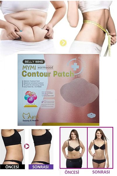 Uniquem 2 Pack 10 Pieces Upper Abdominal Care Bands Body Shaping and Metabolism Heat Bands