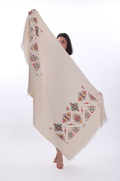 REİNA TEKS 90x180 Peshtemal Ethnic Kilim Pattern Μουσελίνα Ύφασμα Βαμβακερό 1 Τεμάχιο