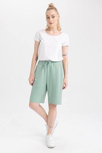 DeFacto Regular Fit 100% pamuk Bermuda N7439az23sm
