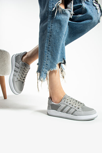 STOCON Unisex Striped Women's Men's Orthopedic Mesh Summer Casual Sneakers