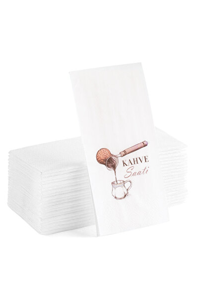 Matbaagraf Kahve Saati Sunum Peçetesi 20li