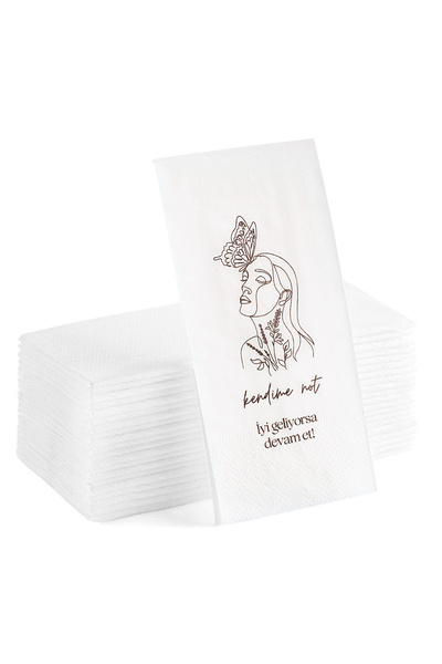 Matbaagraf منديل تقديم مكتوب منديل ورقي