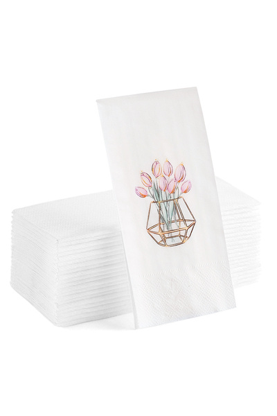 Matbaagraf Pembe Lale Baskılı Peçete 20li