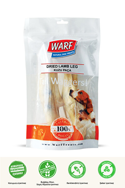 Warf Naturals Kurutulmuş Kuzu Paça Köpek Ödül Maması 120gr.