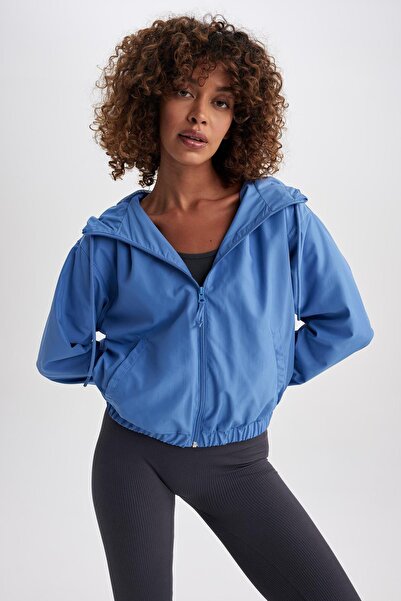 DeFacto Windproof Water Repellent Fit Hooded Raincoat Z1436Az23Sp