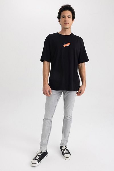 DeFacto Comfort Fit Crew λαιμόκοψη κοντό μανίκι 100 βαμβακερό T-shirt Z3222az23sp