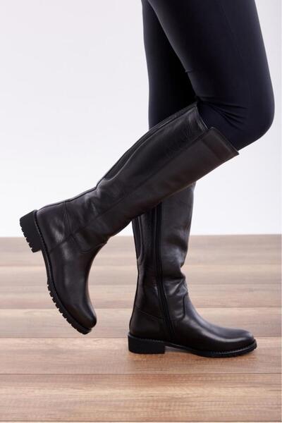 derinet Hakiki Deri Kadın Çizme