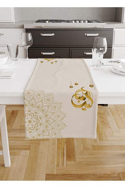 Filamente Ramadan Runner + 6 PC American Service / Σετ τραπεζιού / Ανθεκτικό στους λεκέδες και πλενόμενο ύφασμα Micropetek