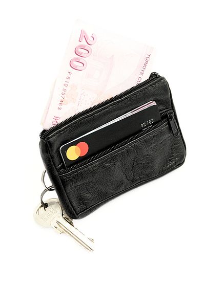 GUZZYLife Genuine Leather - Coin, Pouch Wallet and Leather Keychain