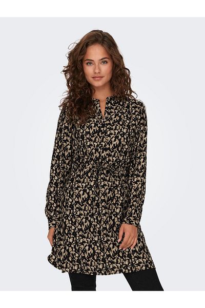 ONLY ONLCORY ΤΟΥΝΙΚ ΜΕ V ΛΑΙΜΟΚΟΨΗ L/S WVN NOOS