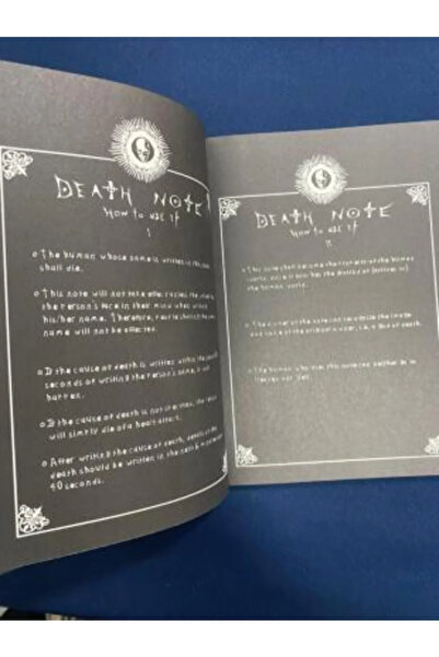 FG KONNİCHİWA Ryuk L Anime Manga Unisex Harajuku Notebook