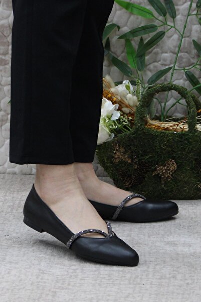 fort SDF 42227 Crne Lagan Udobne, jednostavne, stilizovane ženske Baletanke l...