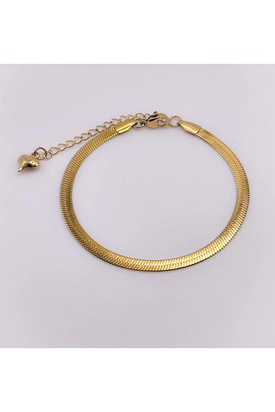 Accessories Italian Model Steel Gold Bracelet