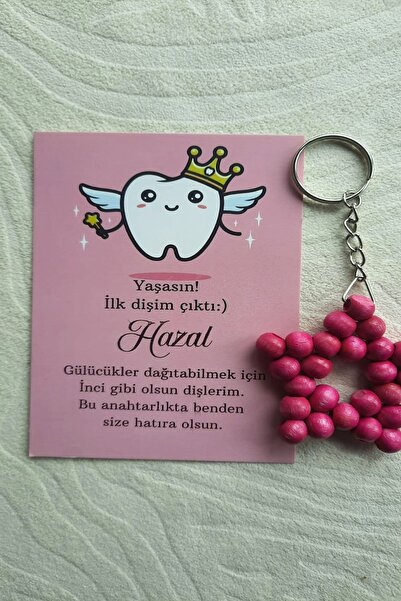 Emtory Home 20 Adet Pembe Diş Buğdayı Hediyelik Anahtarlık - Bebek Hediyelik ...