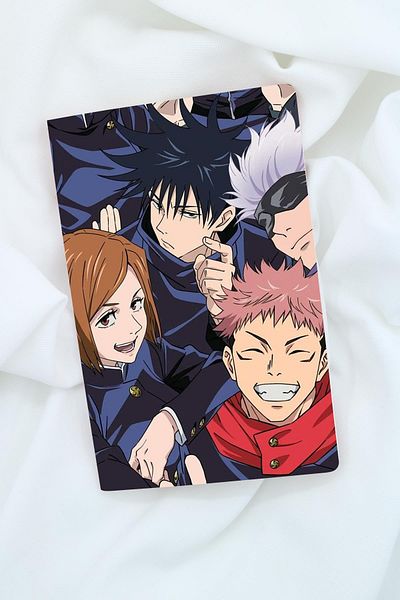 Anime Marketi Jujutsu Kaisen Anime Themed School Notebook, Notepad, Memory Book 60 Pages