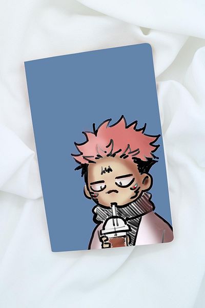 Anime Marketi Jujutsu Kaisen Anime Themed School Notebook, Notepad, Memory Book 60 Pages