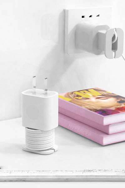 WANNA PROTECT iPhone 20W Uyumlu 2 in 1 Şarj Başlığı Düzenleyici Koruma Kablo ...