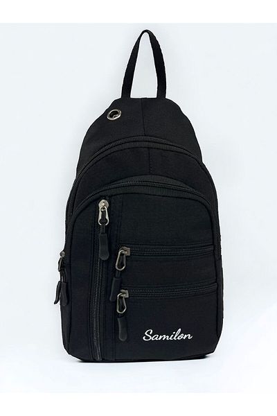 samilon Τσάντα στήθους Unisex Impertex υφασμάτινη χιαστί ώμου