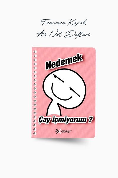 Dortel A6 50 YP Phenomenon Cover Spiraled CHECK Notepads