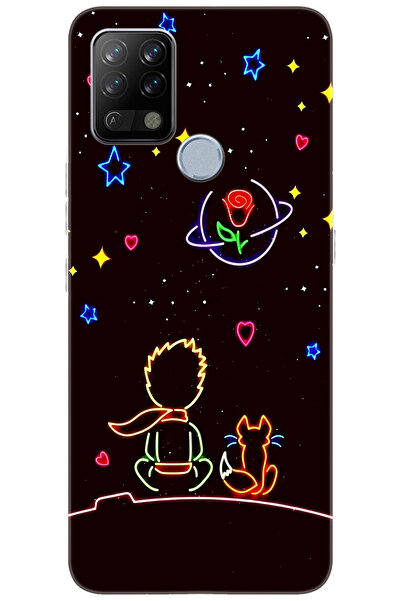 TECNO Pova (LD7) Uyumlu Kılıf Desen Baskılı Silikon Küçük Prens STK:642 CP-iV...