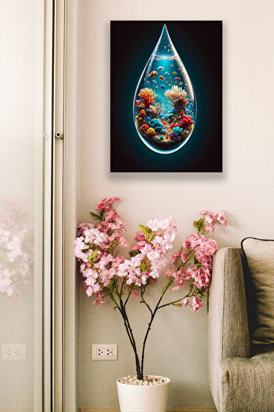 Nod Model elegant de pictură murală din lemn, acasă, dormitor, sufragerie, birou Decor estetic de perete cu aspect de cadru