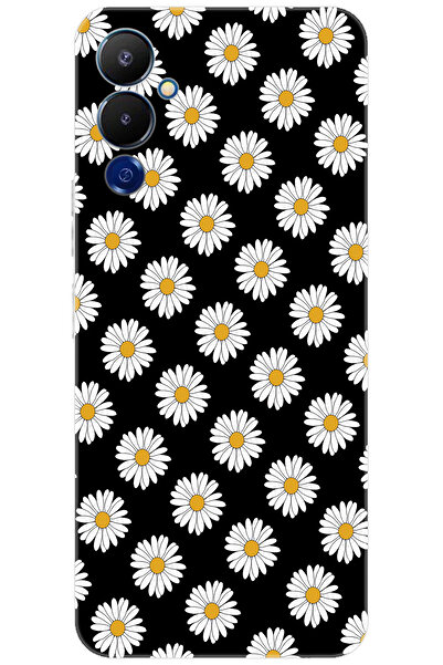 TECNO Pova 4 (LG7n) Uyumlu Kılıf Desen Baskılı Silikon Papatya Serisi STK:634...